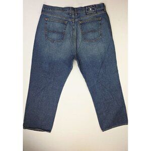 Lucky Brand Size 40X30 Mens Classic Fit Short Length Rivington Blue Denim Jeans